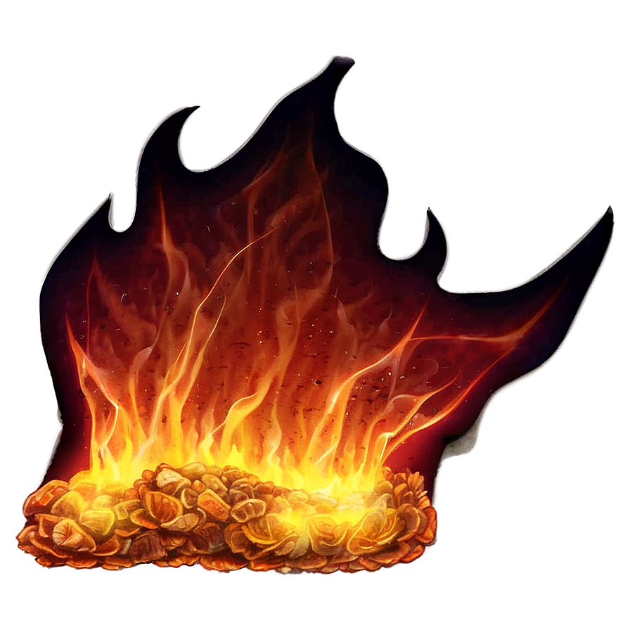 Sizzling Fire Effect Png Acr48 PNG Image