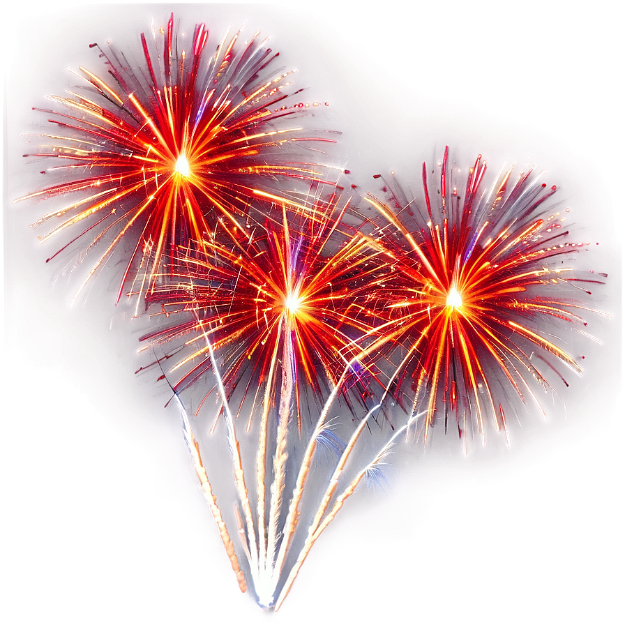 Sizzling Red Fireworks Png 05062024 PNG Image