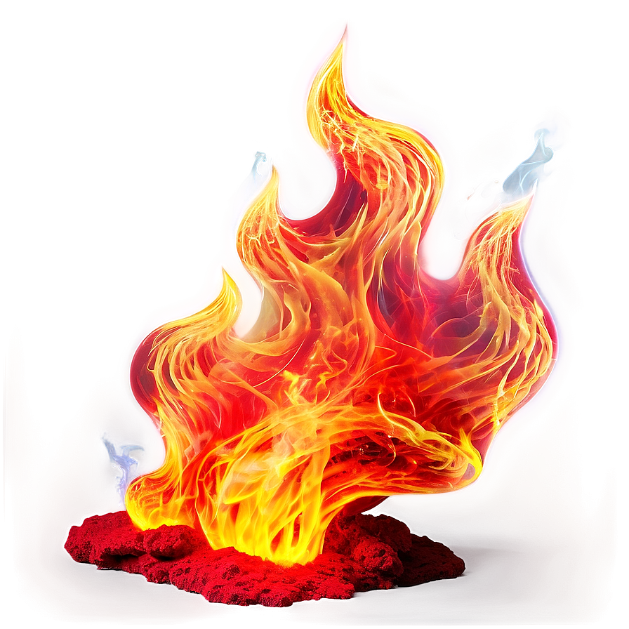 Sizzling Red Flames Png 06282024 PNG Image