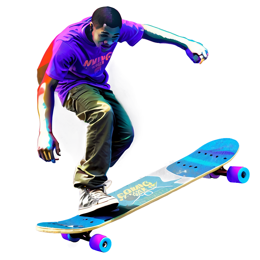 Skateboarding Session Png 26 PNG Image