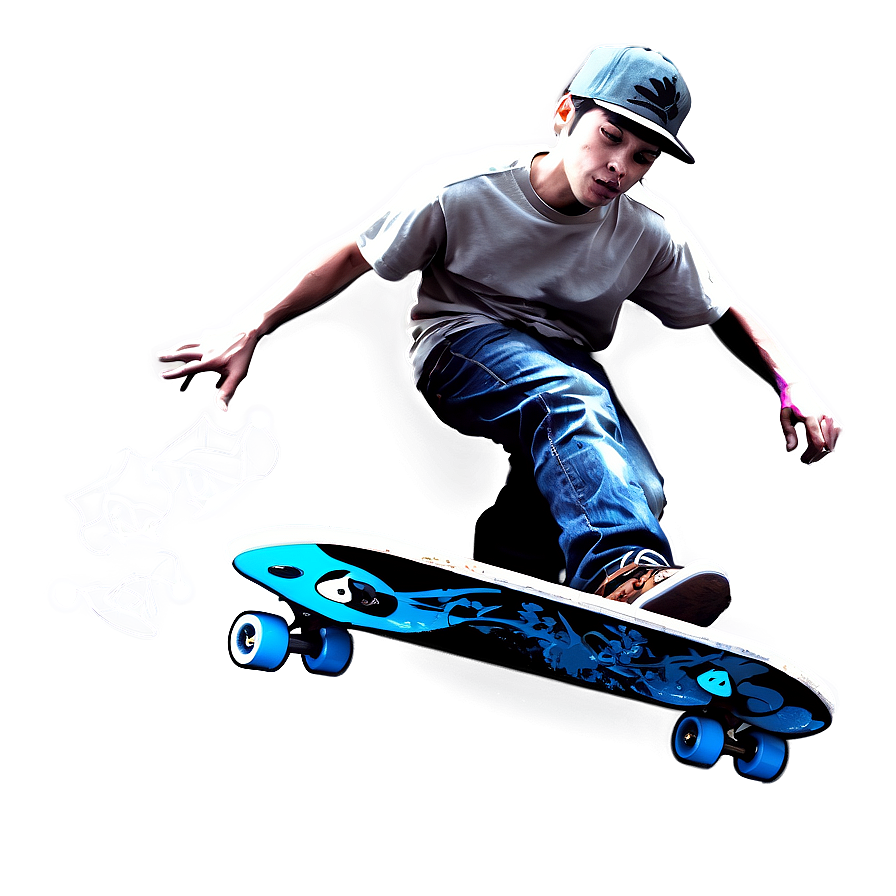 Skateboarding Street Art Png Cid78 PNG Image