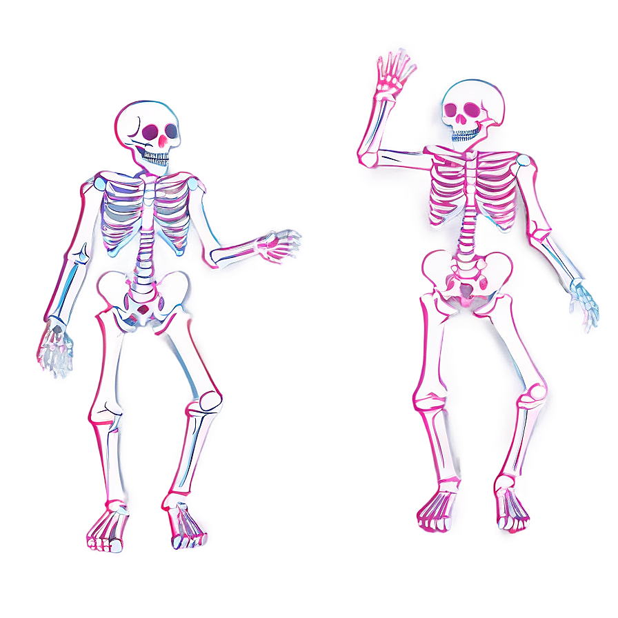 Skeleton Dancing With Candy Png 06282024 PNG Image