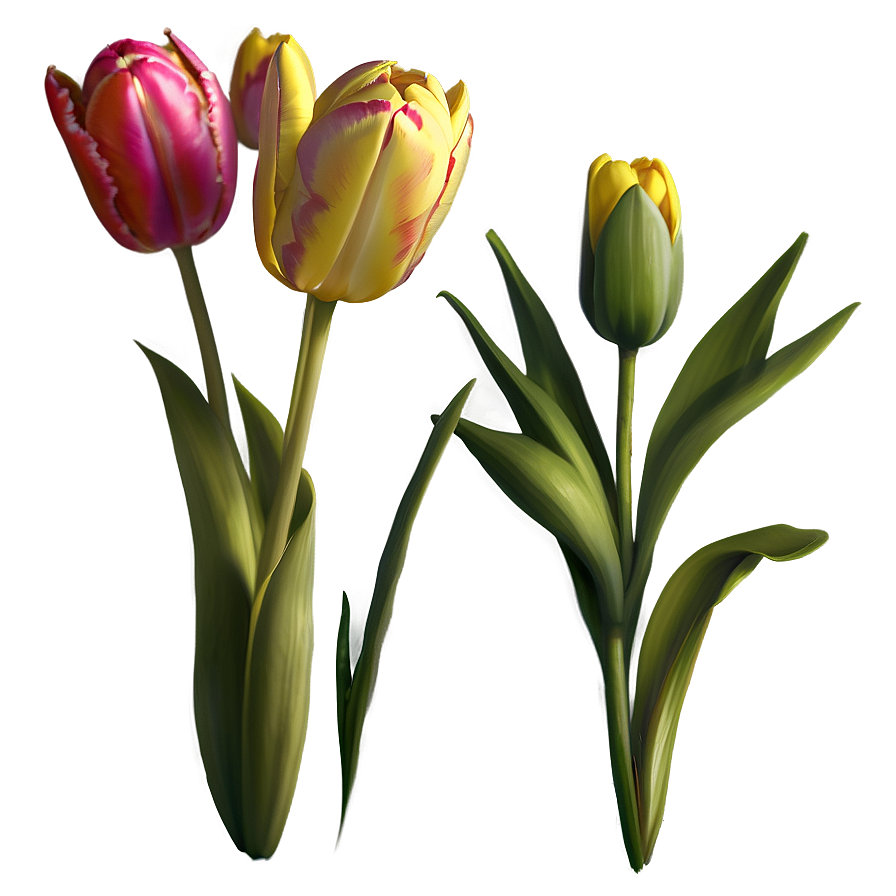 Sketch Of Tulips Png 05242024 PNG Image