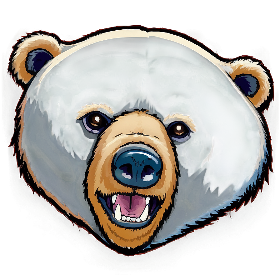 Sketched Bear Drawing Png Mhr PNG Image