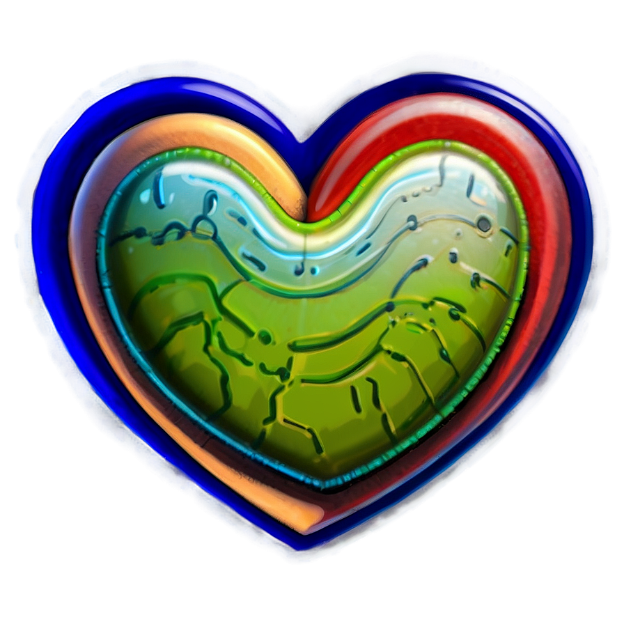 Sketchy Heart Doodle Png Vmi36 PNG Image