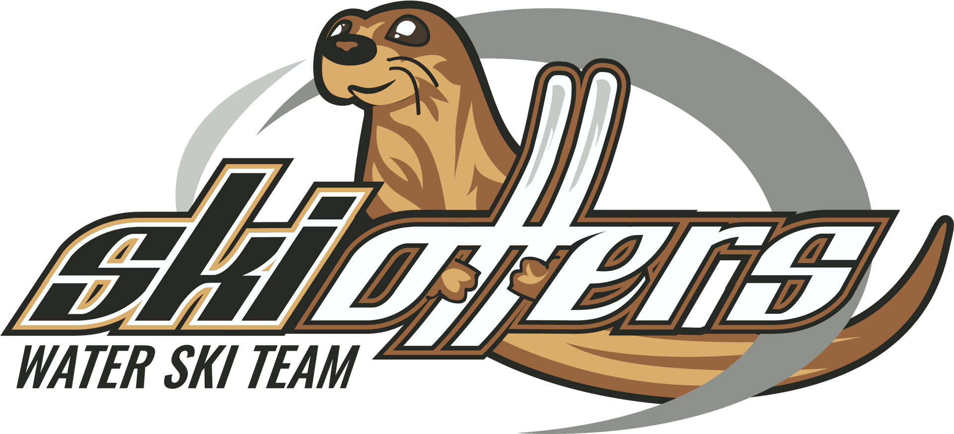 Ski Otters_ Water Ski Team_ Logo PNG Image