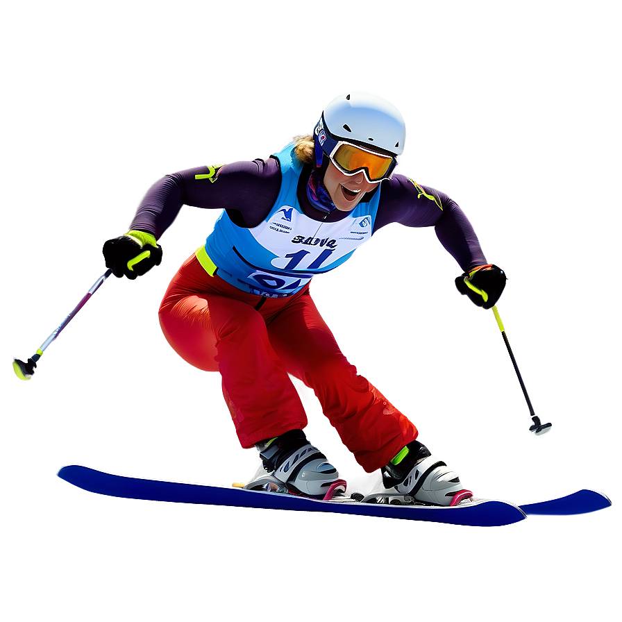 Ski Racing Png 06242024 PNG Image