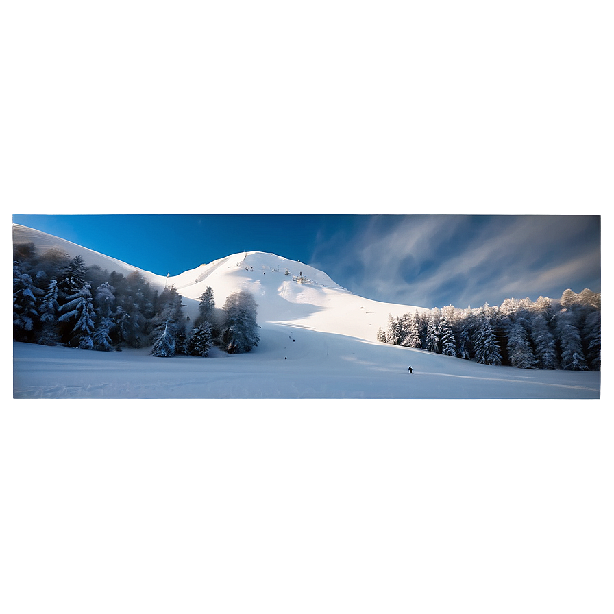 Ski Resort Snow Landscape Png 04292024 PNG Image