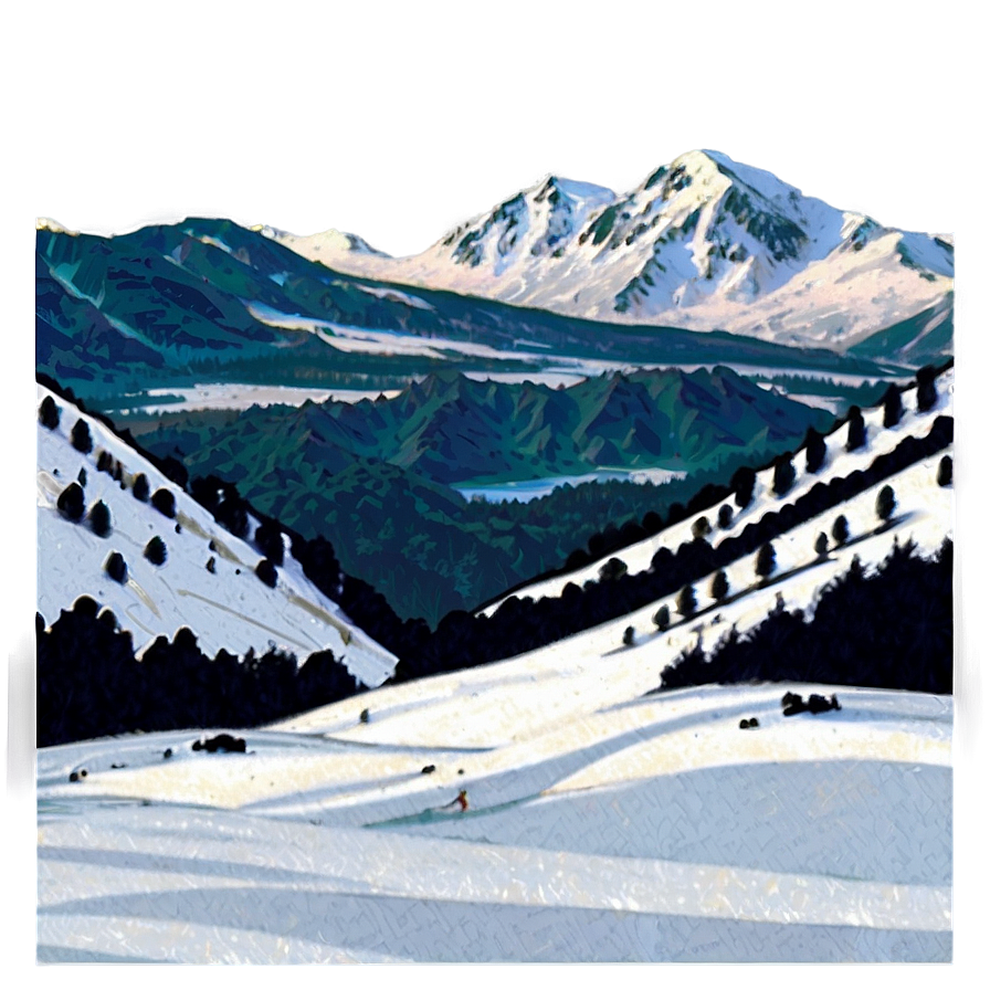 Ski Resort Snow Landscape Png 69 PNG Image