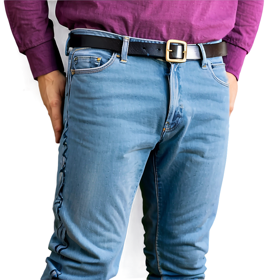 Skinny Jeans With Belt Loops Png 06282024 PNG Image