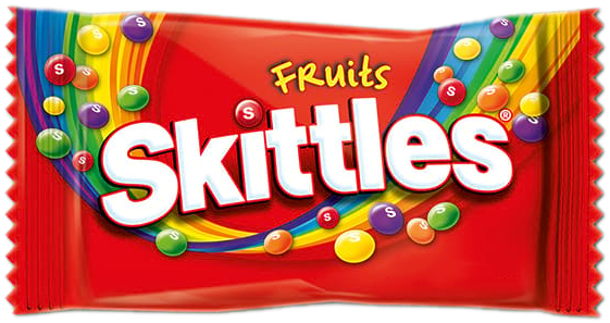 Skittles Fruit Candy Package PNG Image