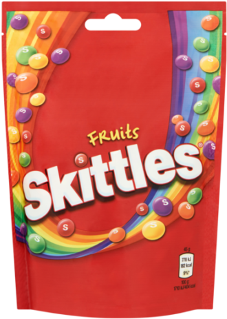 Skittles Fruits Flavor Package PNG Image