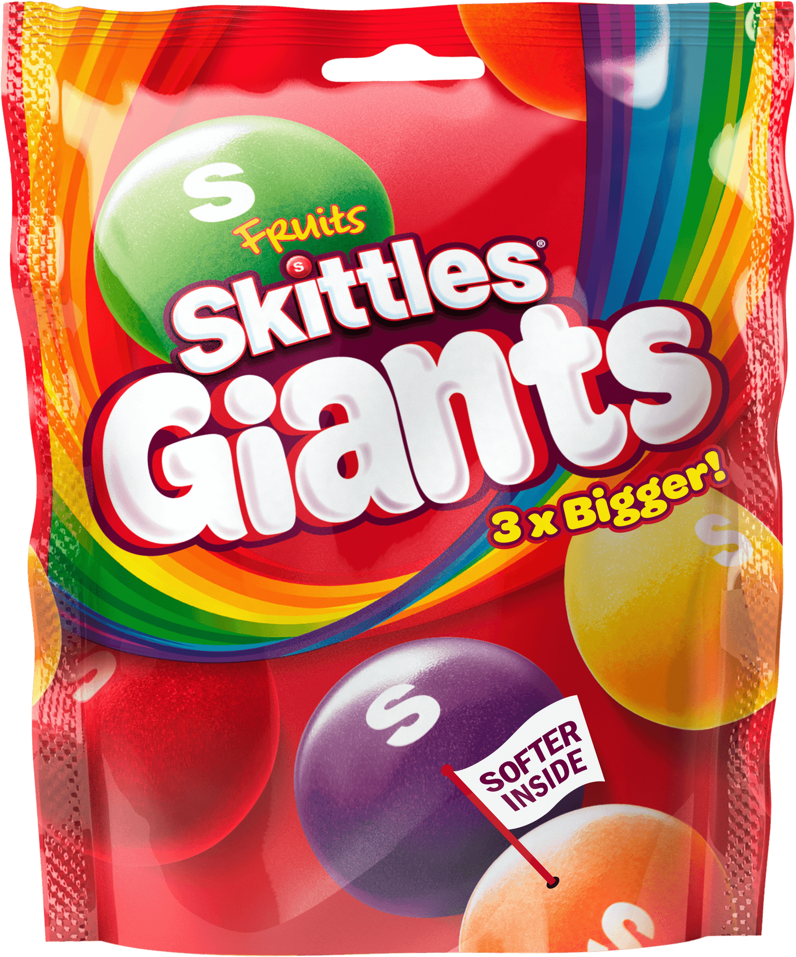 Skittles Giants3x Bigger Pack PNG Image