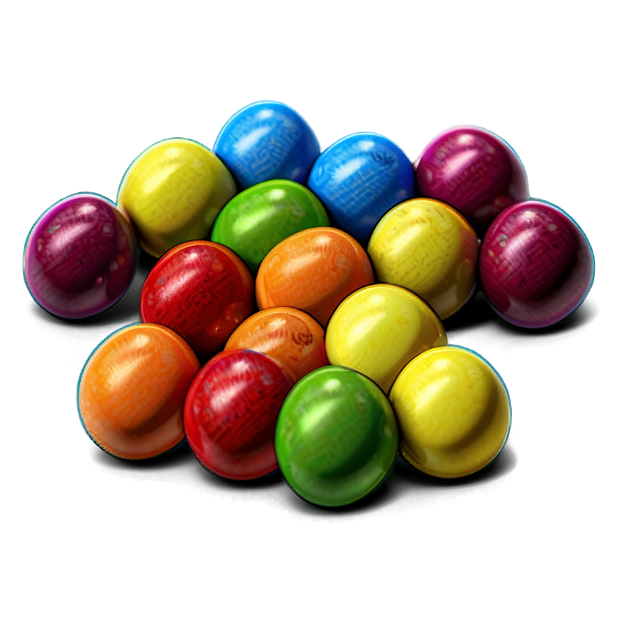 Skittles Rainbow D PNG Image