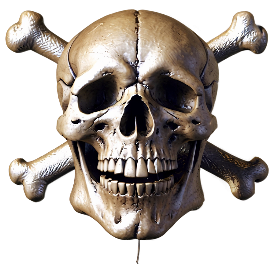 Skull And Crossbones B PNG Image