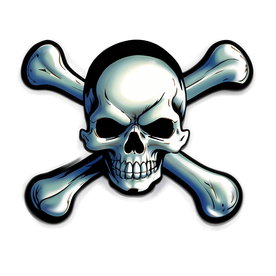 Skull And Crossbones Tattoo Design Png Rsf PNG Image