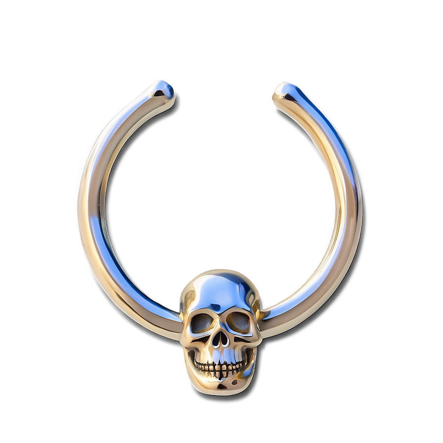 Skull Nose Ring Png Plq PNG Image