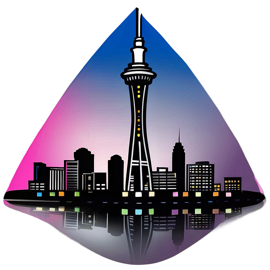 Sky Tower Auckland Icon Png Ntj PNG Image