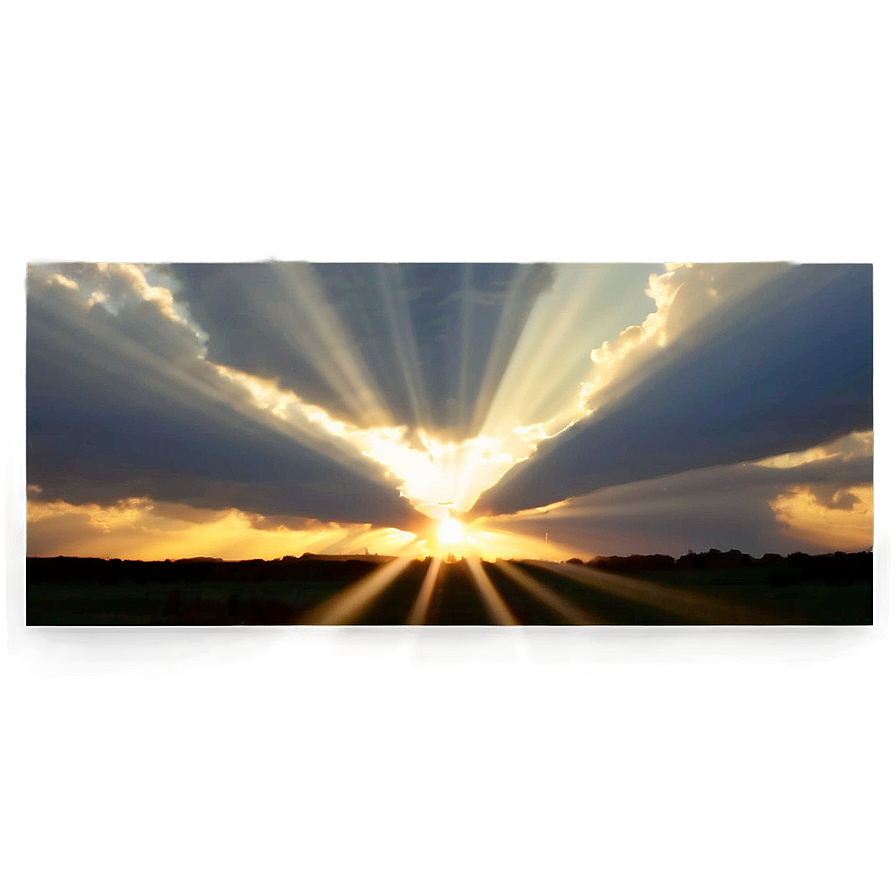 Sky With Sunrays Png Ica PNG Image