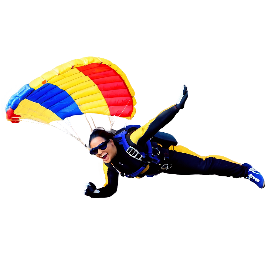 Skydiving A PNG Image