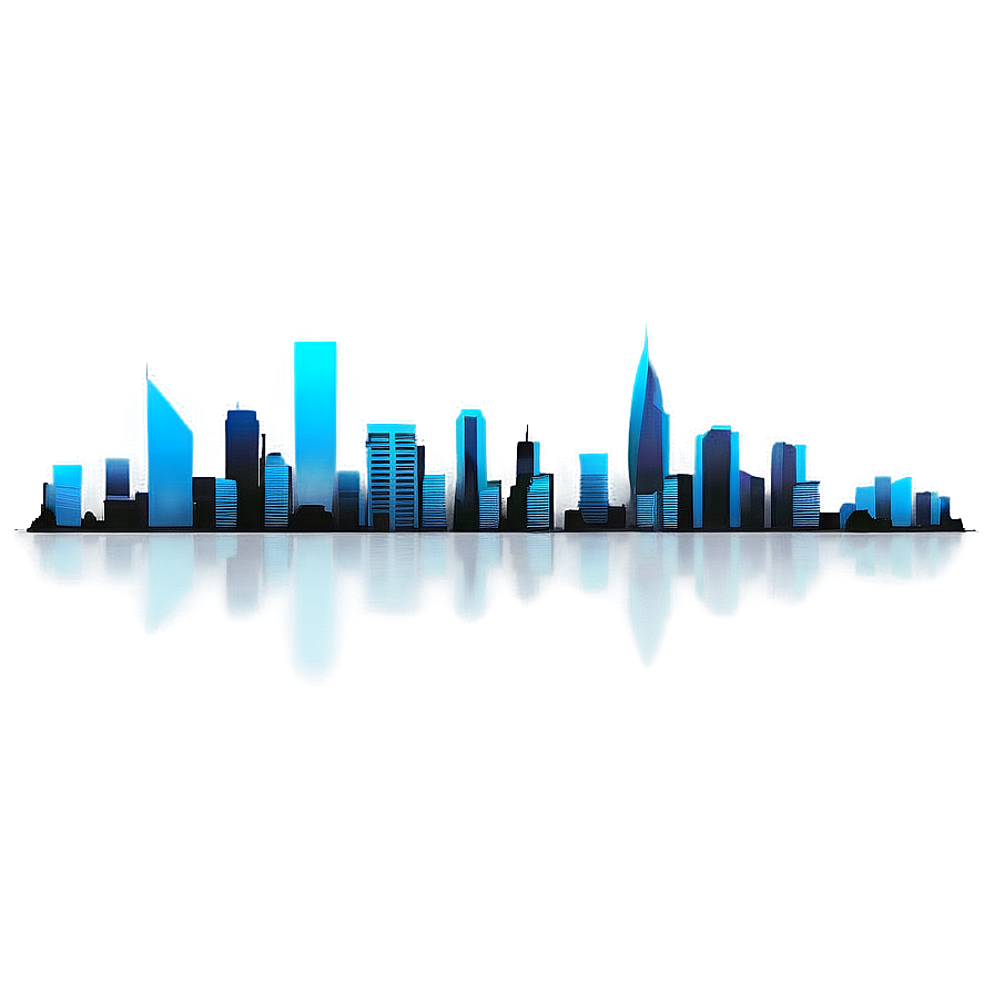 Skyline In Mist Png Xjq PNG Image