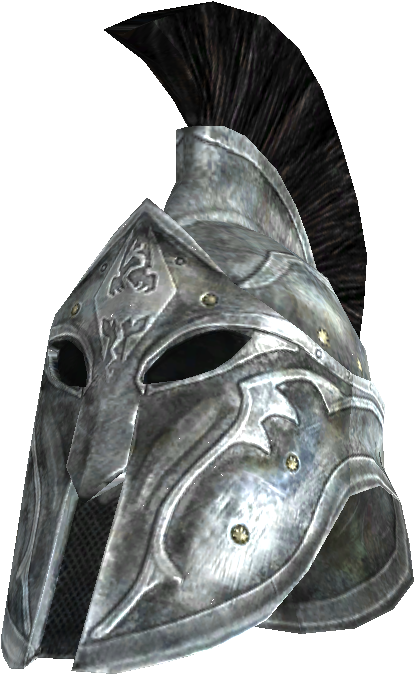 Skyrim Helmet3 D Model PNG Image