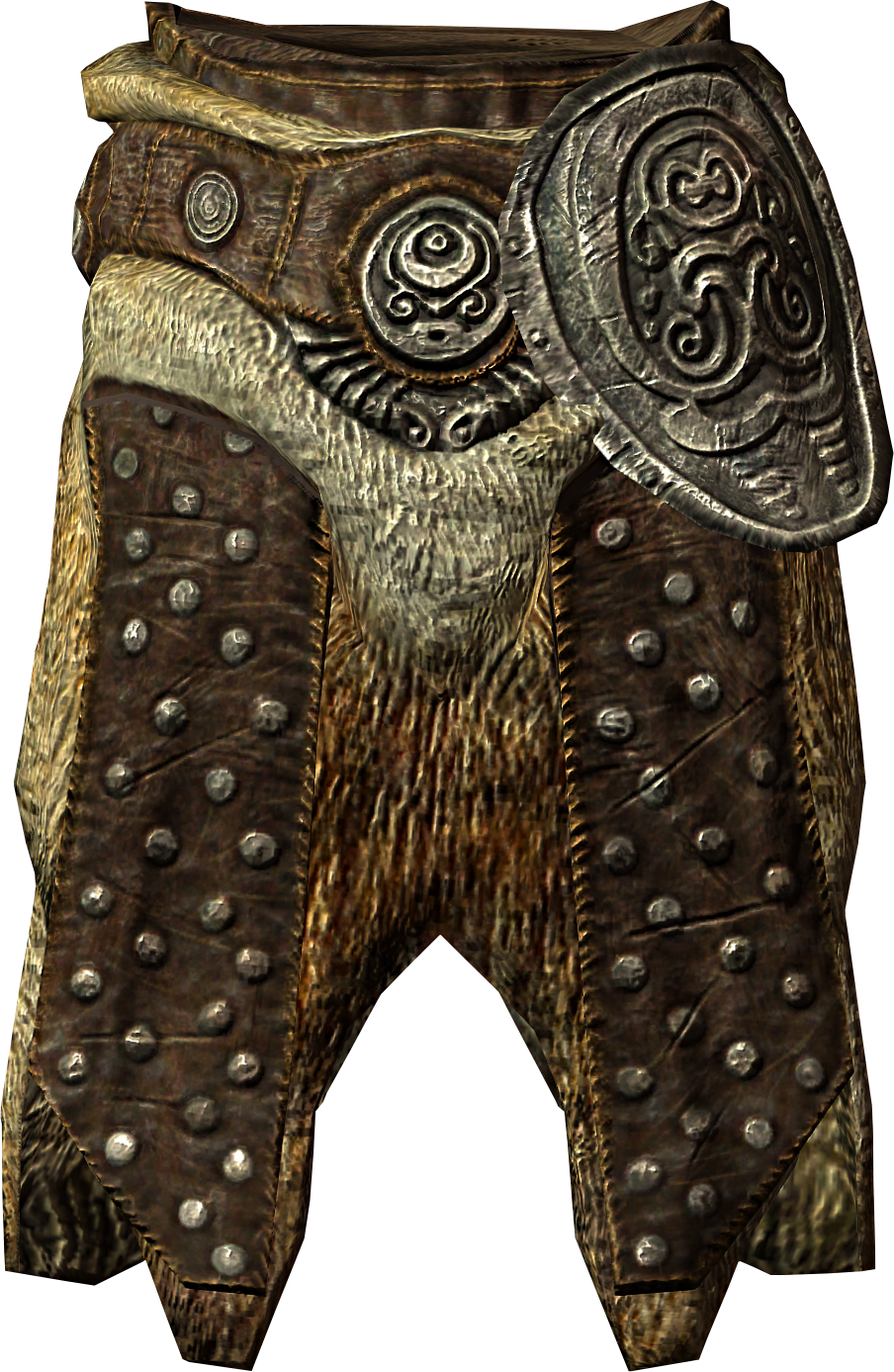 Skyrim Iron Helmet Design PNG Image