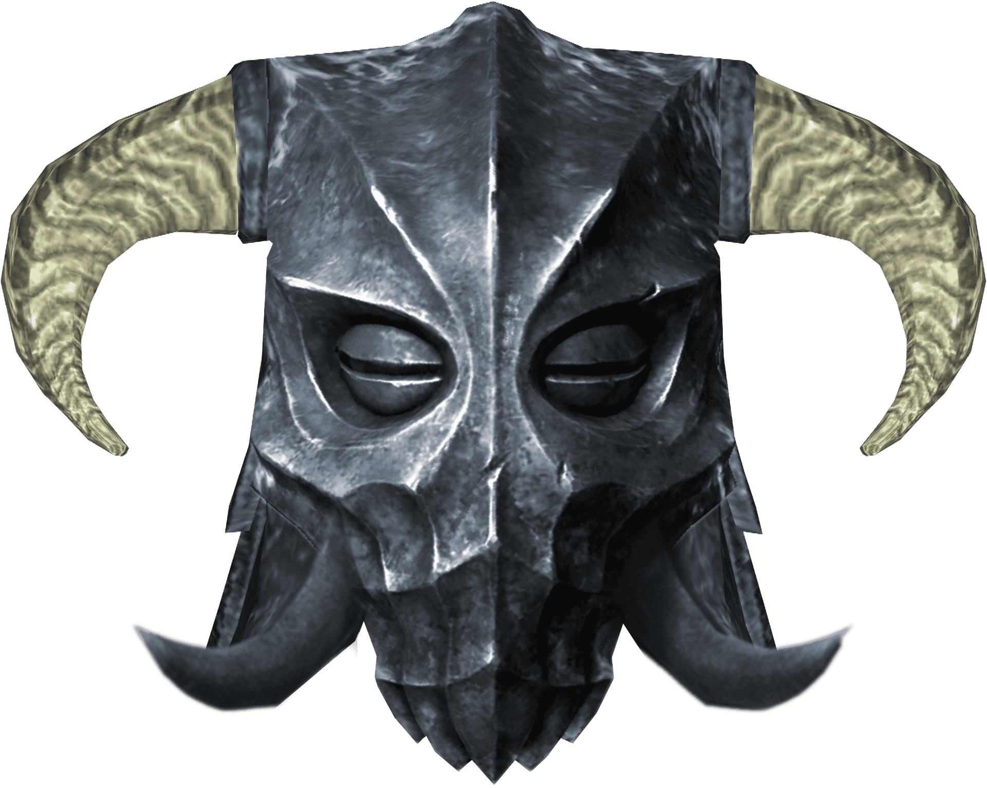 Skyrim Iron Helmet3 D Model PNG Image