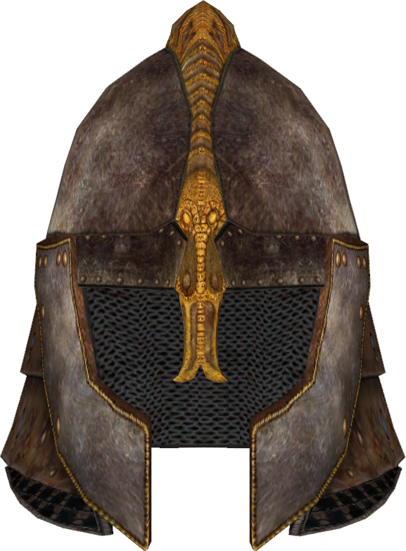 Skyrim Iron Helmet3 D Model PNG Image