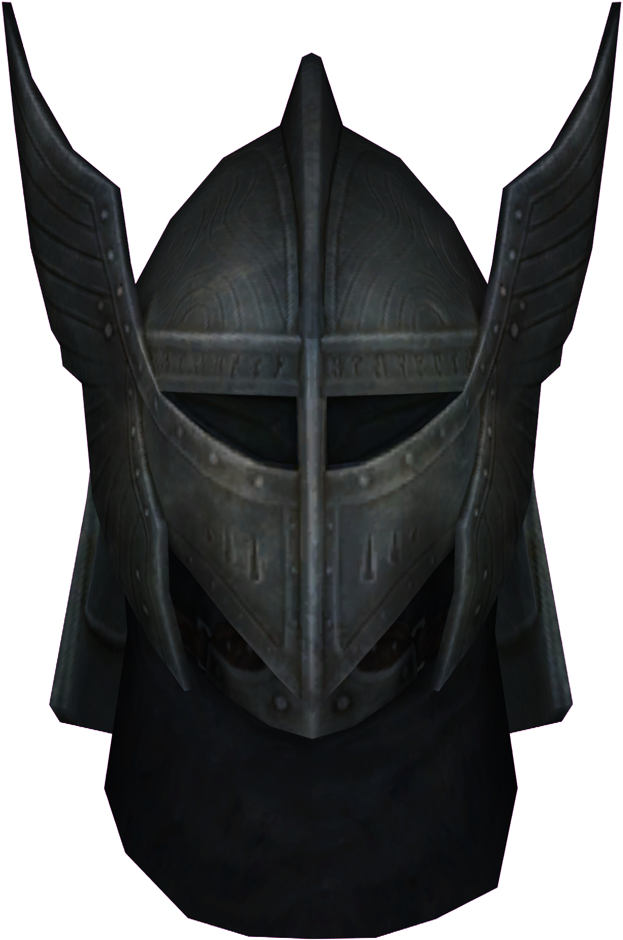 Skyrim Iron Helmet3 D Render PNG Image