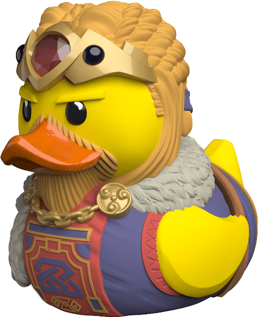 Skyrim Themed Rubber Duck PNG Image