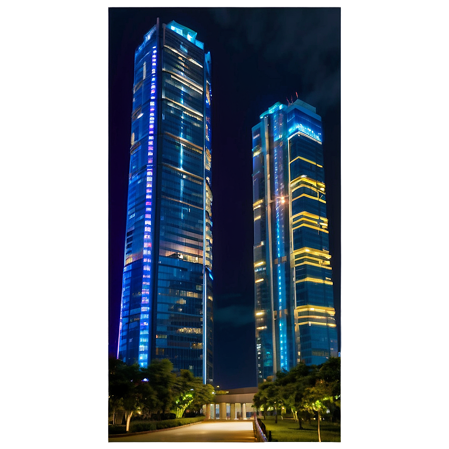 Skyscraper Illumination Png Nxk7 PNG Image