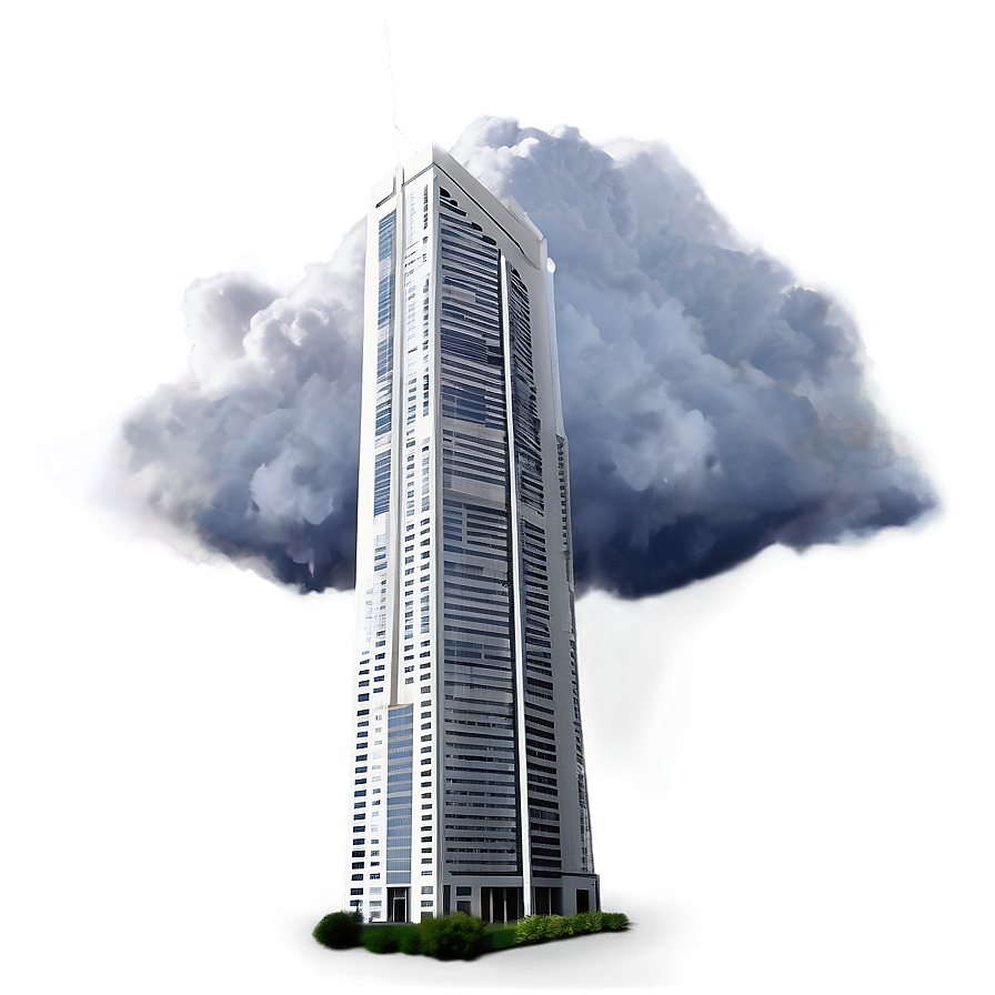 Skyscraper In Storm Png 05212024 PNG Image