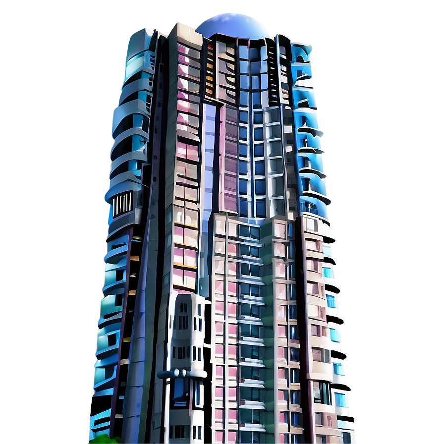 Skyscraper In Storm Png 21 PNG Image