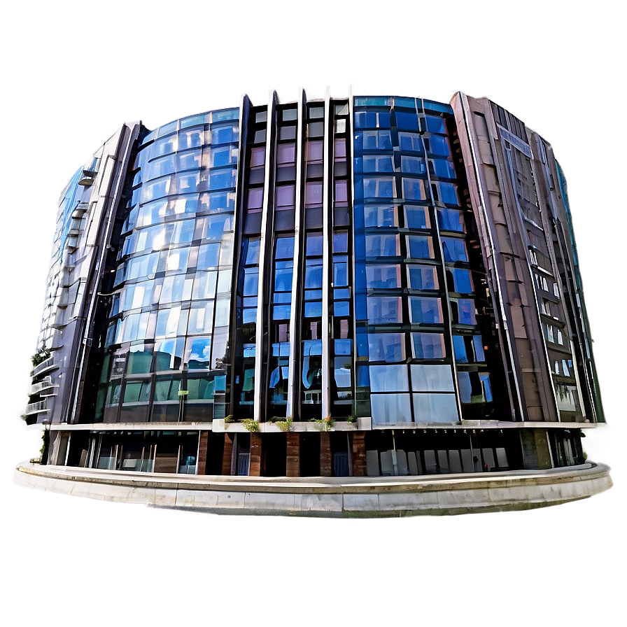 Skyscraper Reflection Pool Png Bvl PNG Image