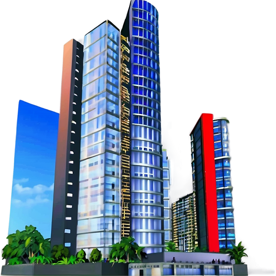 Skyscraper Under Construction Png 30 PNG Image