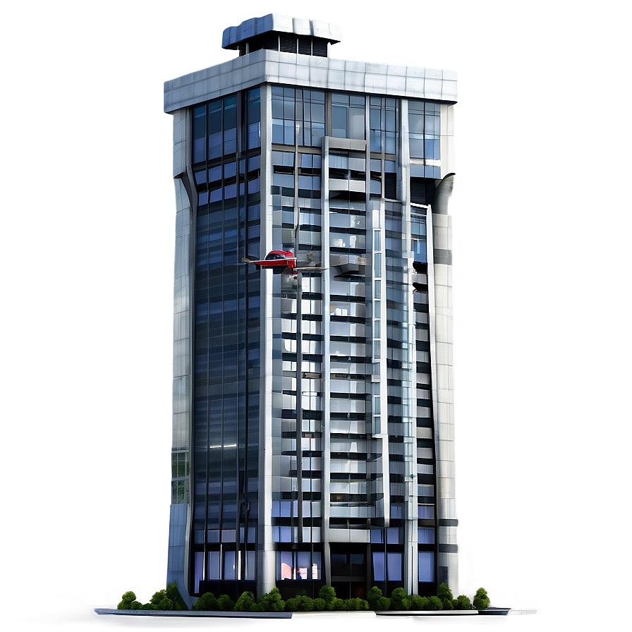 Skyscraper With Helipad Png Wxj31 PNG Image