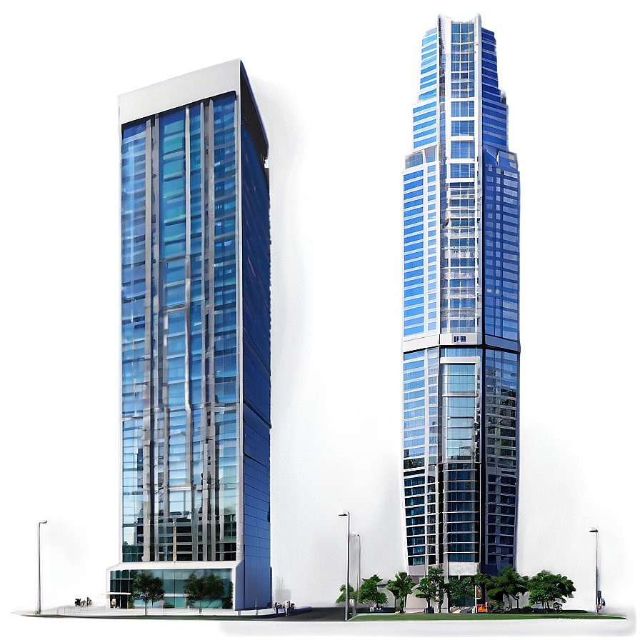 Skyscraper With Public Plaza Png 05212024 PNG Image