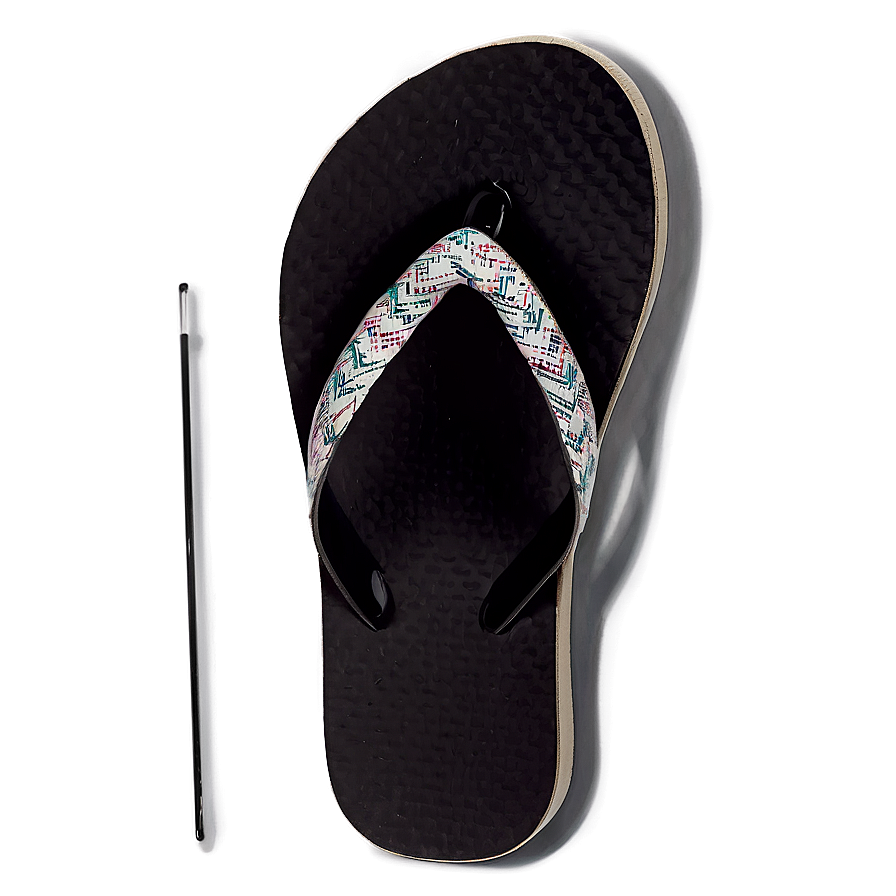 Sleek Black Flip Flop Png Flc69 PNG Image