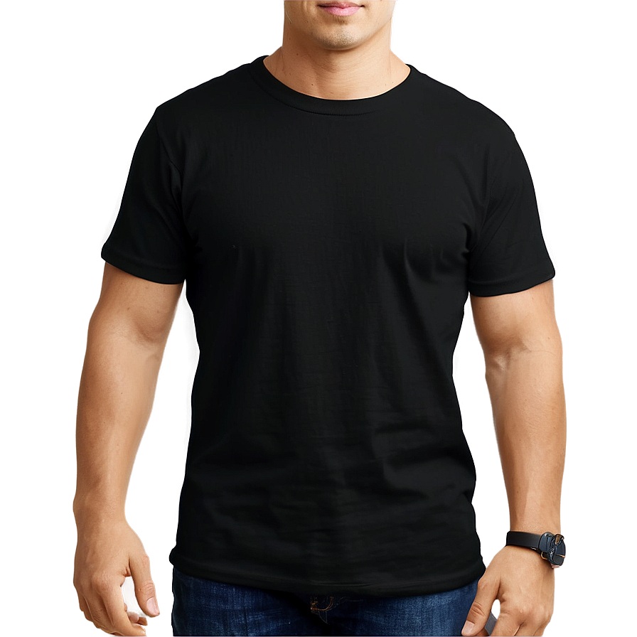 Sleek Black Shirt Png 05252024 PNG Image