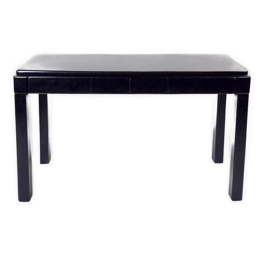 Sleek Black Table Furniture Png 06262024 PNG Image