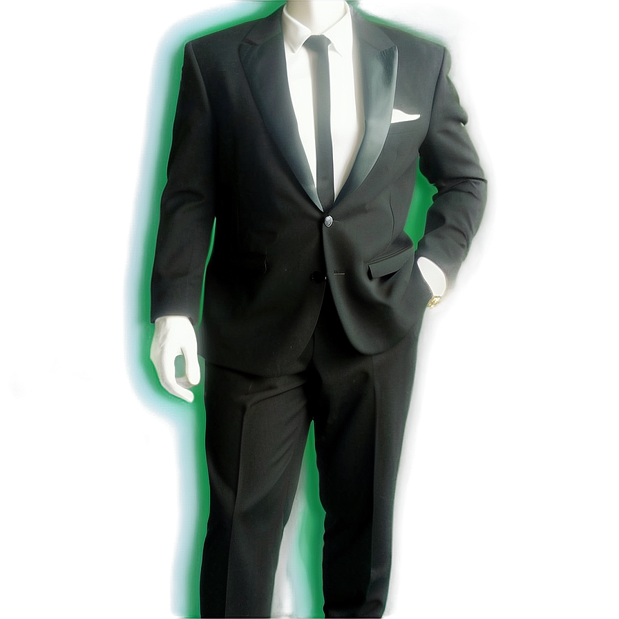 Sleek Black Tie Affair Png 06212024 PNG Image