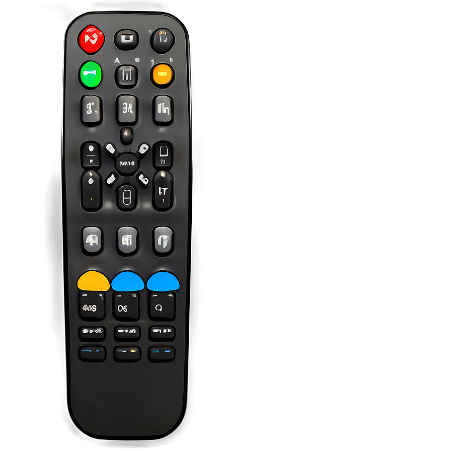 Sleek Black Tv Remote Png Tjj33 PNG Image