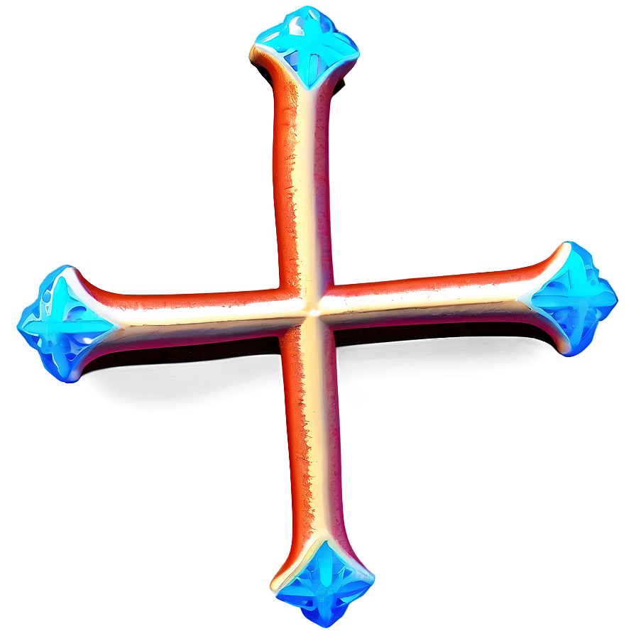 Sleek Cross Attribute Png Sho PNG Image