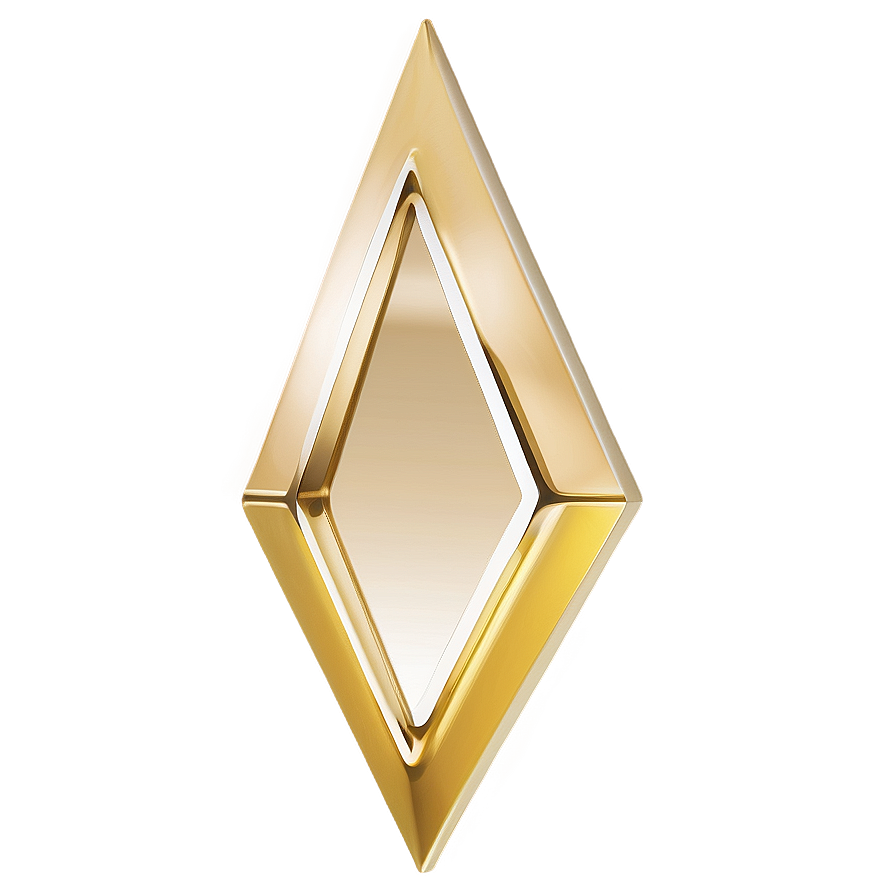 Sleek Gold Triangle Png Nyx PNG Image