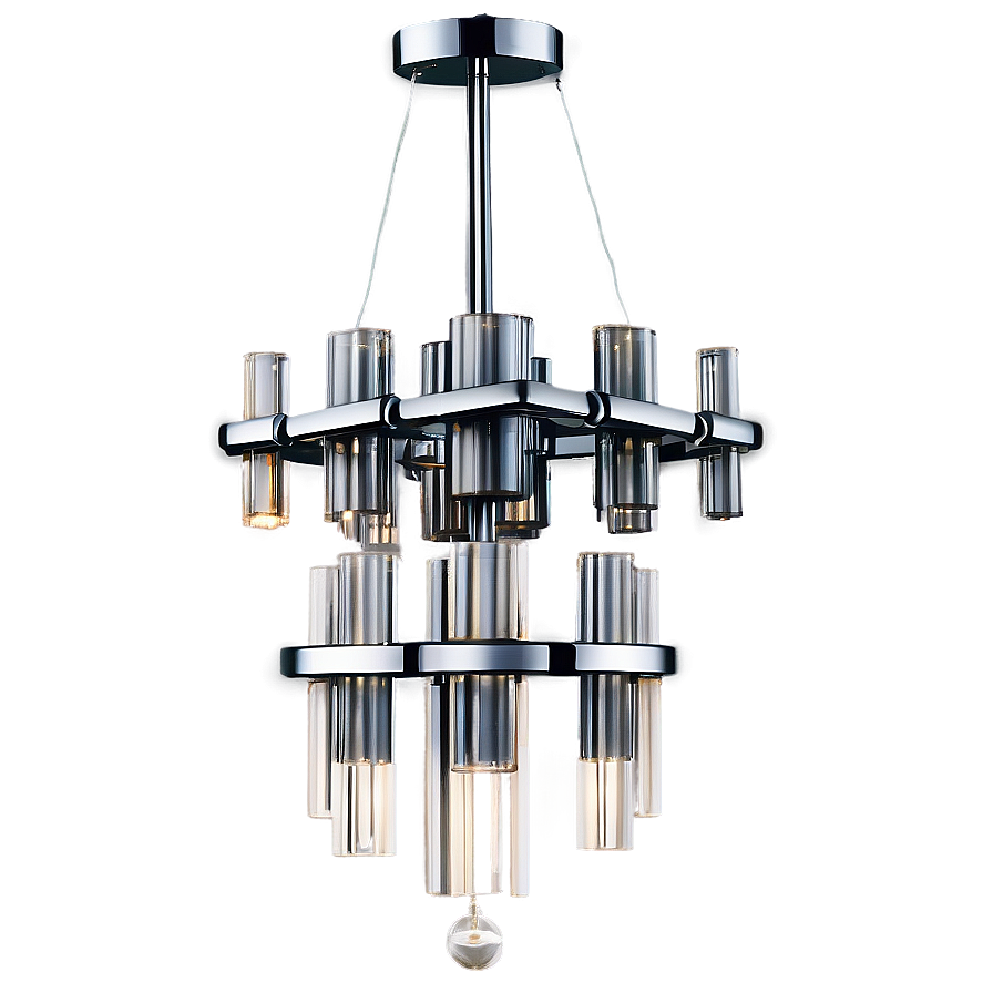 Sleek Modern Chandelier Png 06282024 PNG Image