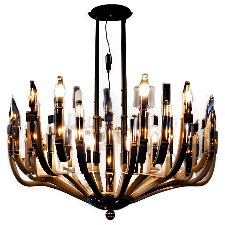 Sleek Modern Chandelier Png Ucx PNG Image