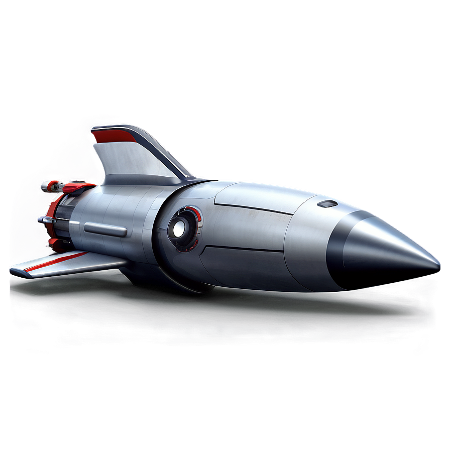 Sleek Rocketship Png 06132024 PNG Image