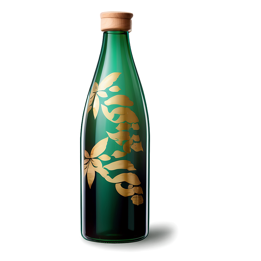 Sleek Sake Bottle Png 06132024 PNG Image