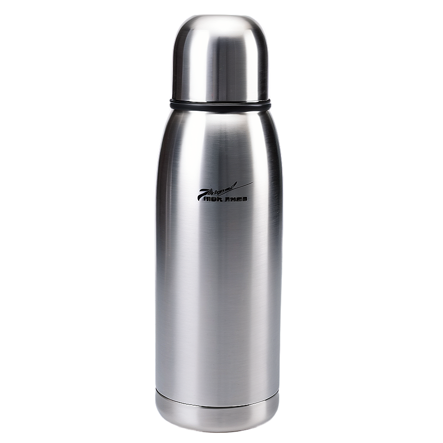 Sleek Stainless Steel Water Flask Png Hfp PNG Image